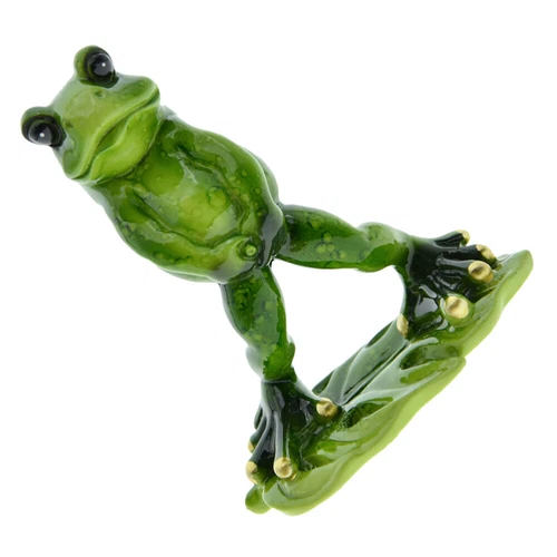 Resin Funny Peeing Frog Decorative Ornaments Garden Statue Figure Decoration - Picture 11 of 13