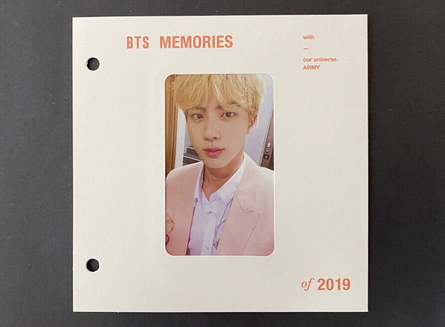 BTS-Memories Of 2019 BLU RAY FULL SET JIN PHOTO CARD