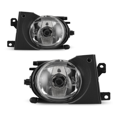 2001-2003 For BMW E39 Clear Lens Pair Bumper Fog Lights Lamps AUDI A4 A5 A6 Bulb