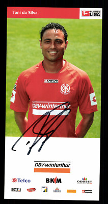 Toni da Silva Autogrammkarte FSV Mainz 05 2004-05 Original Signiert +G 19190