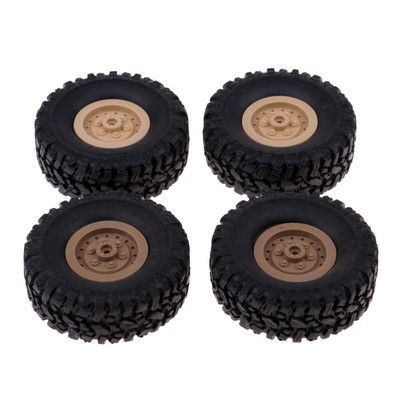 4 Stck. RC Auto Modell Rad Reifen Reifen für WPL B-1//C-14/C-24/B-16 LKW Teile