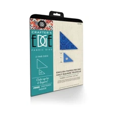 NEW - Crafters Edge Fabric - Cutting Die Set ~ 1'' Half Square Triangle