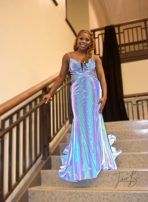 Supernova Reflective Prom Dress Ellie Wilde Supernova
