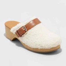 Universal Thread Women's Indra Slip-On Clog Heels Size 7.5 New With Tags