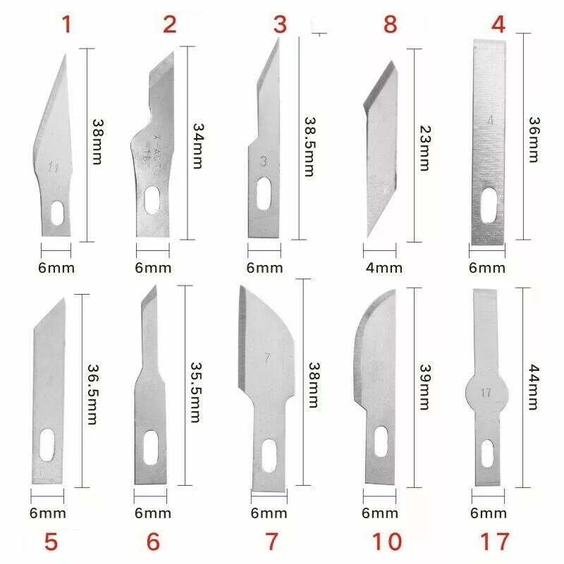 Exacto knife blade types deals