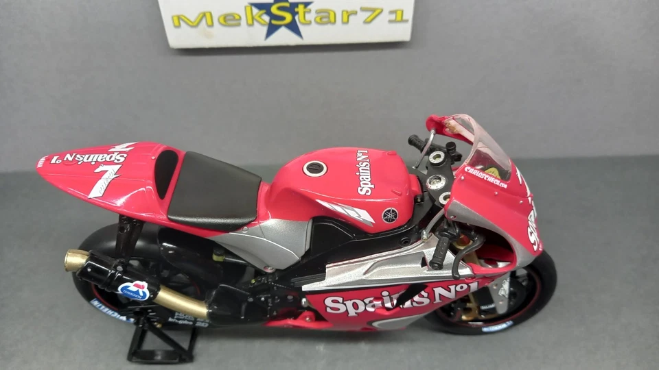 1/12 Newray Yamaha YZR M1 2004 Carlos Checa Spains Personalizzato NO Minichamps - Immagine 4 di 4