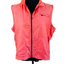 Tail Performance Vest Womens Xl Golf Vest Peach Pockets Zippers Waterproof