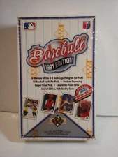 1991 UPPER DECK BASEBALL FACTORY SEALED BOX FOIL PACKS NOLAN RYAN MICHAEL JORDAN