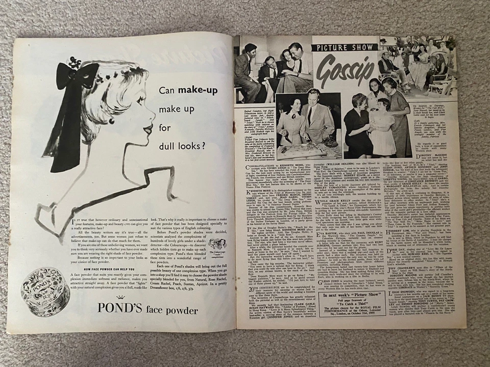 Picture Show 22nd October 1955 Betty Garrett / Jack Lemon / Diane Cilento - Image 2 of 4