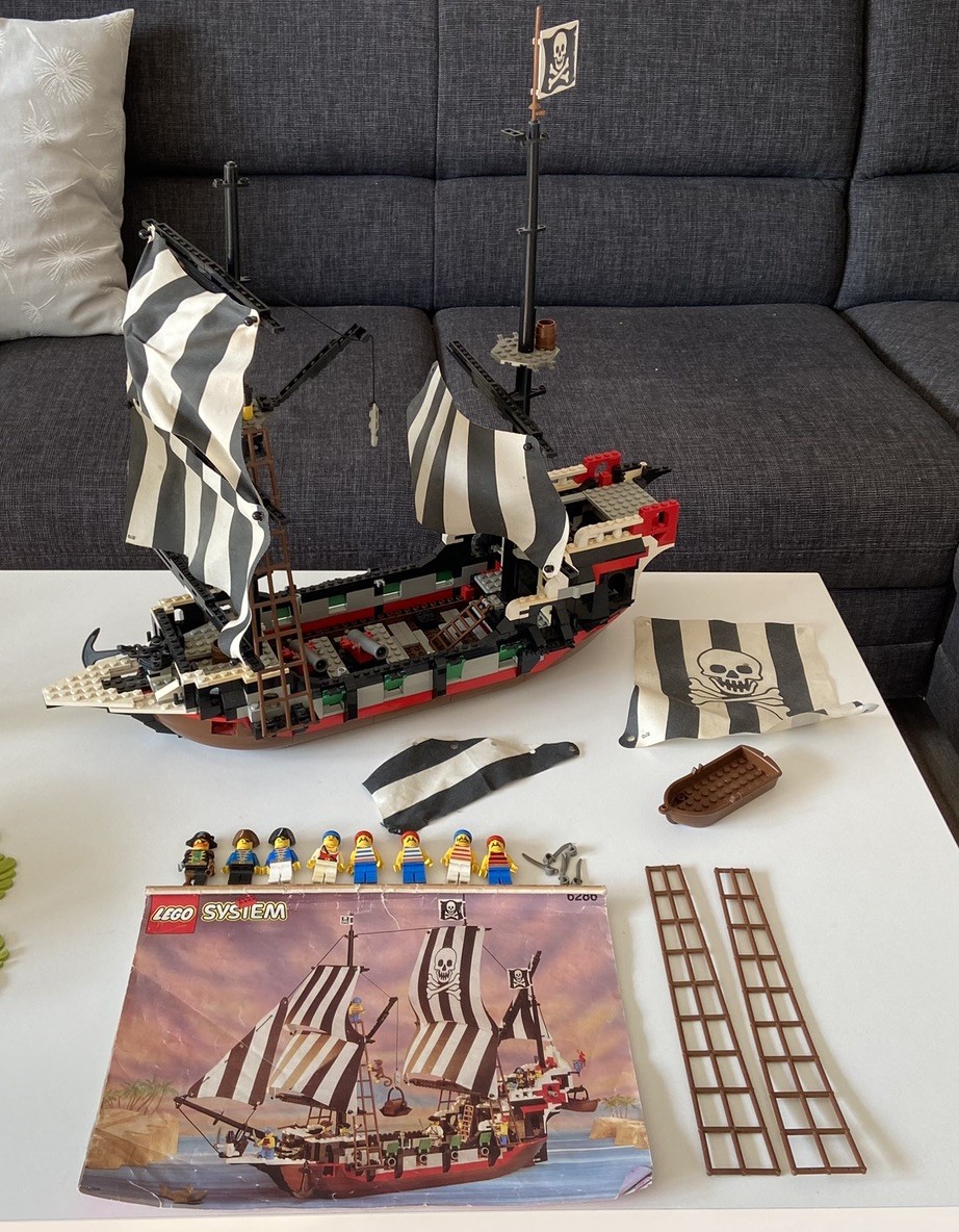 Lego Piraten 6286 Skull´s Eyes Schooner Piratenschiff Unvollständig