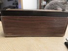 Older UNION 76 WOODEN CARD BOX w/2 UNOPENED DECKS of CARDS INSIDE — photo 6