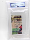 HANK AARON HOF Signed Autograph 3.75x2" Cut Braves PSA DNA 💎 Slab