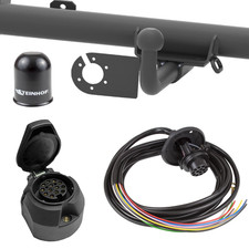 AHK starr Anhängerkupplung + E-Satz 13p für Ford Mondeo 3 MK3 III 4/5-Tür 00-07