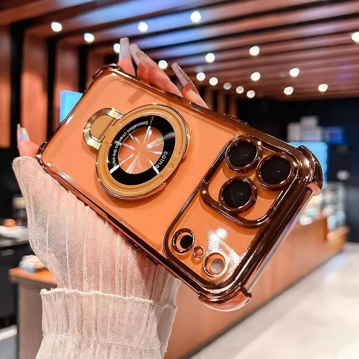 For iPhone 17 Pro Max 16 15 14 13 Magnetic Case Clear Shockproof