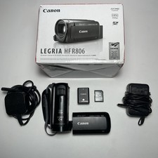 Canon Legria HF R806 Camcorder HD Video Camera Tested+ Charger, Battery, 16GB SD