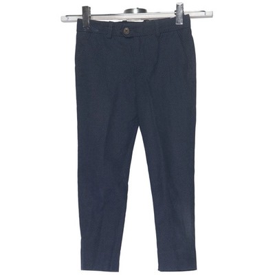 H&M, Stoffhose, Größe: 110, Blau, Baumwolle, Gepunktet, Jungen #8dQ