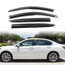 Window Visors Compatible with 2013-2017 Honda Accord Mugen Style Smoke/Tinted