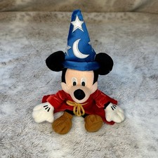 Walt Disney Store Mickey Mouse Fantasia 2000 Sorcerer Mickey Plush Vintage