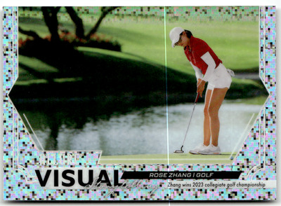 2025 Upper Deck Allure SE No. VS-6 Rose Zhang Visual Storytelling Pixel