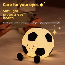Soccer Silicone Night Light with Tap Control
