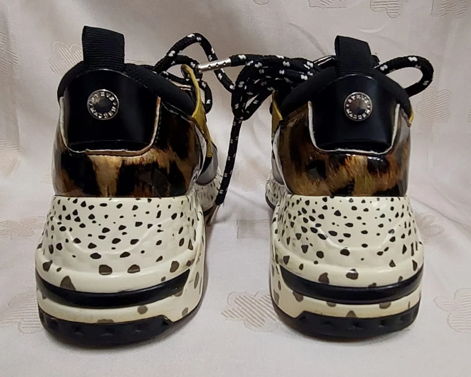 Women's STEVE MADDEN Heeled Trainers, Animal Print, Size 5 CG E08 - Image 3 of 4