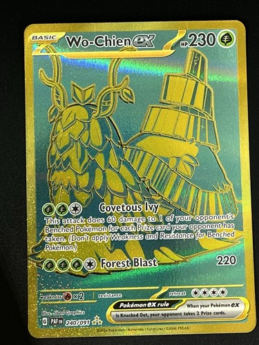 Wo-Chien ex - SV: Paldean Fates 240/091 casi nuevo - Imagen 1 de 2
