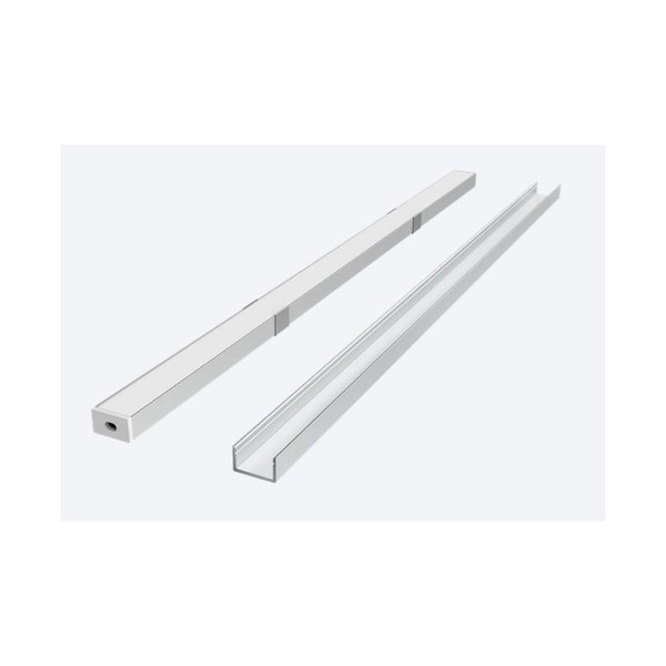 Aluminium OberfläChenprofil Aufputz Silber 203617-image
