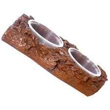 Reptile Water Dish Food Bowl Decorative Plate Drinking Feeding Basin