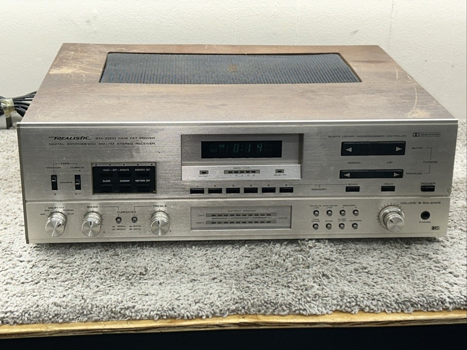 RARE REALISTIC STA-2200 Mos Fet Power AM/FM Stereo Receiver Vintage ...