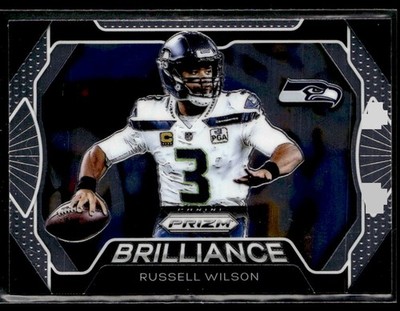 2019 Panini Prizm #B-RW Russell Wilson Brilliance Football Card 3803P