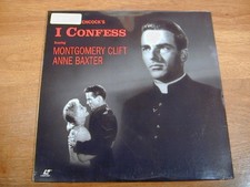 I CONFESS 1953 LASERDISC BRAND NEW SEALED HITCHCOCK SUSPENSE THRILLER M. CLIFT