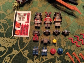 LEGO Ninjago 2017 Vermillion Invader 70624 Hands of Time  Minifigure Weapon Lot