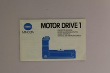 Minolta Motor Drive 1 Manual Manual DE EN FR ES (14012710)
