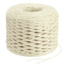 Raffia Ribbon 219 Yard Paper Twine String for Festival Gifts Wrapping White