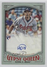 2016 Topps Gypsy Queen Green 27/99 Hector Olivera #GQA-HOL Auto 0o9
