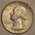 *HIGH GRADE* 1962-D Washington Quarter 90% Silver Denver *CHECK BREAST FEATHERS*