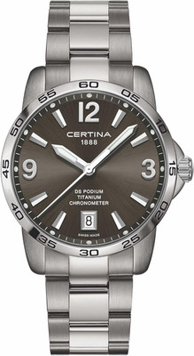 Men's DS PODIUM 40mm Titanium Swiss Quartz Watch - Stylish and Durable