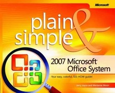 Microsoft Office 2007 Plain and Simple by Marianne Moon Paperback Book The Cheap