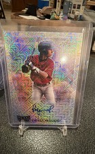2020 Leaf Metal Draft - 1990 Leaf Autographs Liover Peguero #LA-LP1 Silver Mojo