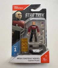 Mega Construx Star Trek CAPTAIN PICARD Series 1 FND65