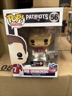 Funko Pop Football #56 Patriots Rob Gronkowski Gronk Gamestop Exclusive