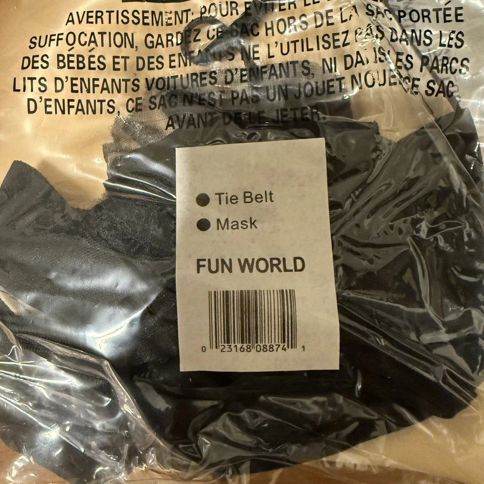 1997 Fun Works Ghost Face Mask Scream Movie Bata con Capucha Completa Nueva Talla 12 Foto 2 de 4