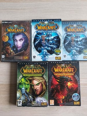World of Warcraft Bundle PC Spiel Base Burning Crusade Wrath Lich King Cataclysm