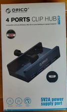 Orico 4 Ports Hub New Unopened Box Black MH4PU-P-B-BK-BP