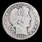 1911 Barber Silver Half Dollar