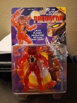PREDATOR LAVA PLANET PREDATOR WITH BLAZING ROCKET LAUNCH KENNER 1994 