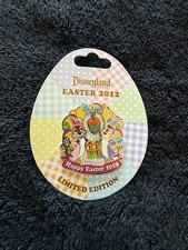 Disneyland DLR Happy Easter 2012 Chip n Dale LE 1500 Pin NOC