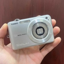 Casio Digital Camera Exilim EX-Z1050 10.1MP Silver Tested Full Working Set