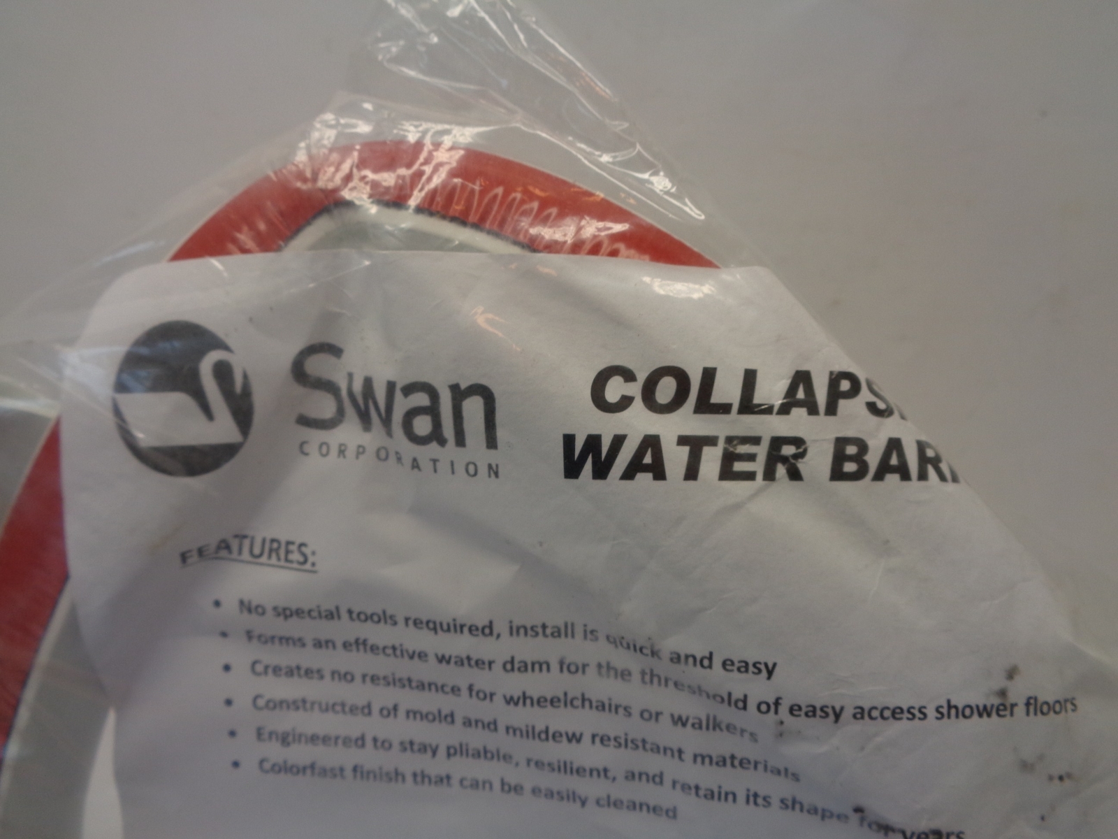 Swan Collapsible Shower Floor Water Barrier eBay