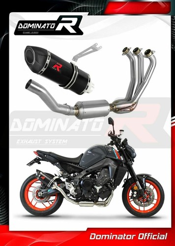 Yamaha Mt 09 Full Exhaust System Ex Hp5 Black 21 22 Dominator Db Killer Ebay